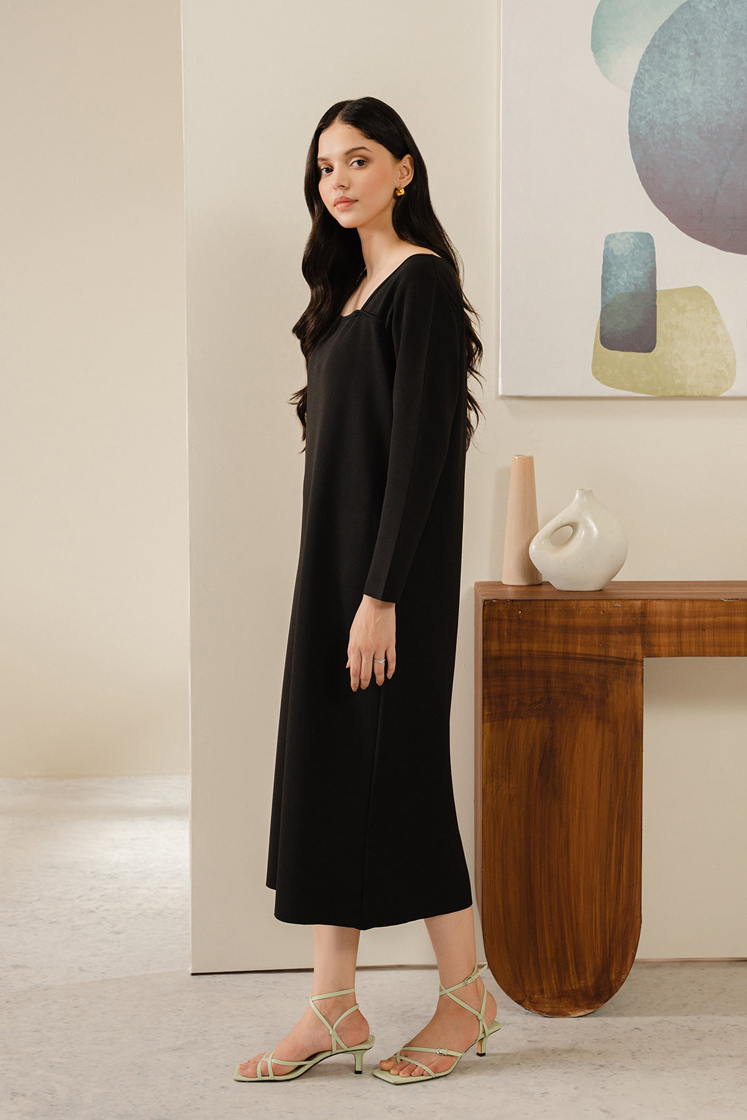 Black Knit Dress