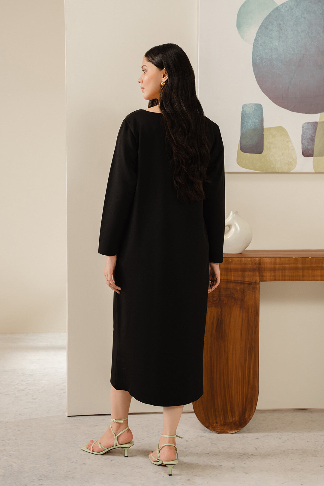 Black Knit Dress