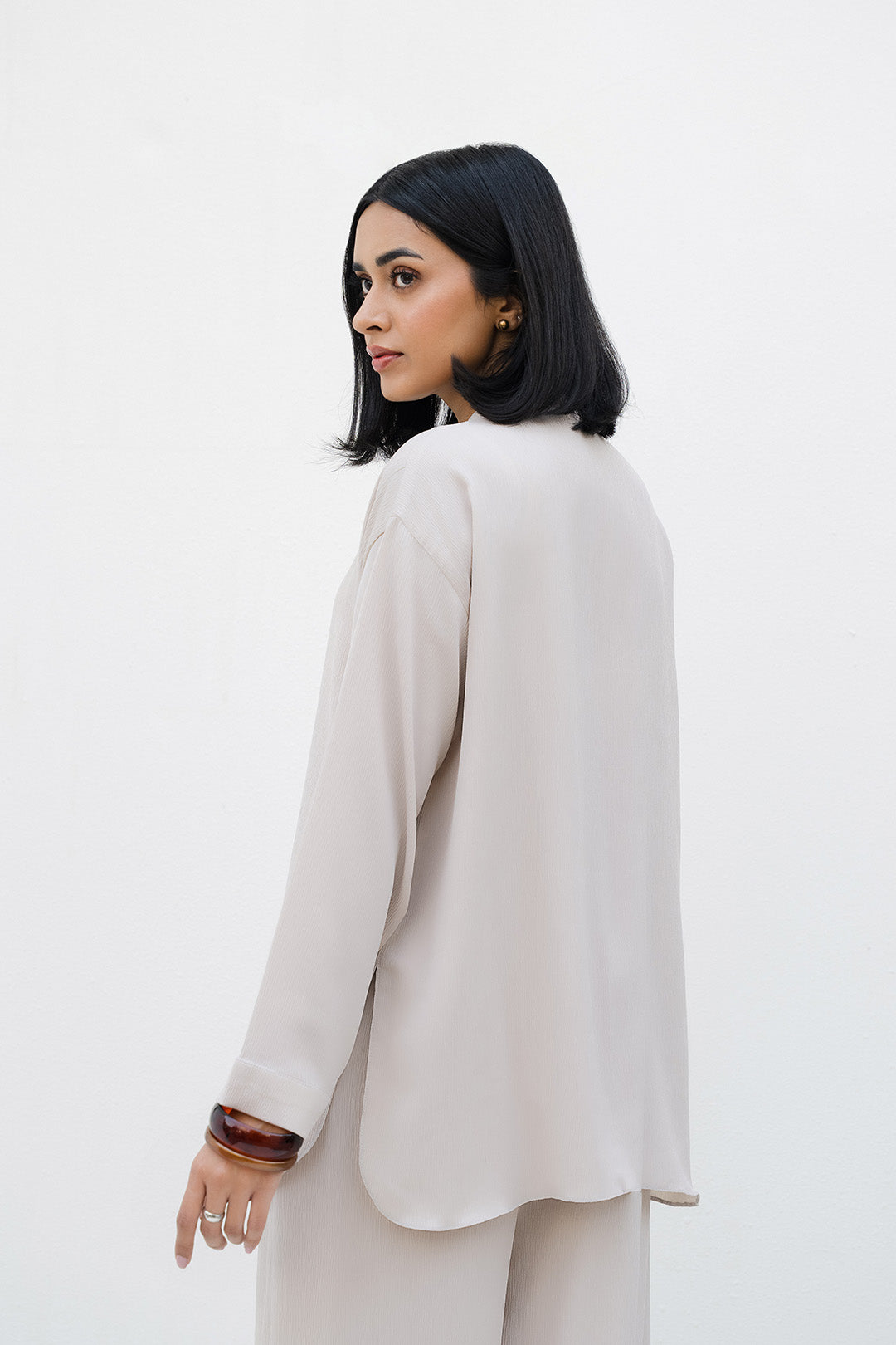 Textured Button Down