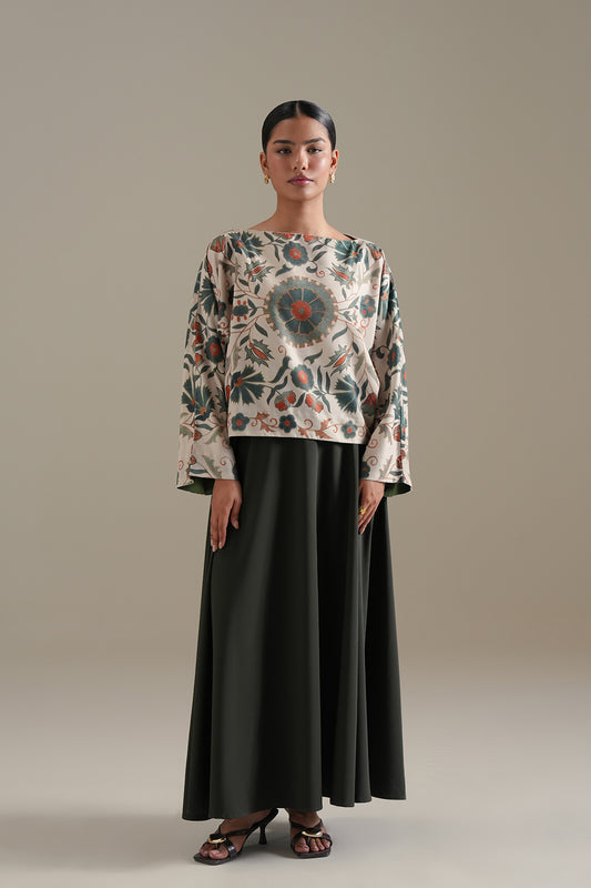 Solene Batwing Top