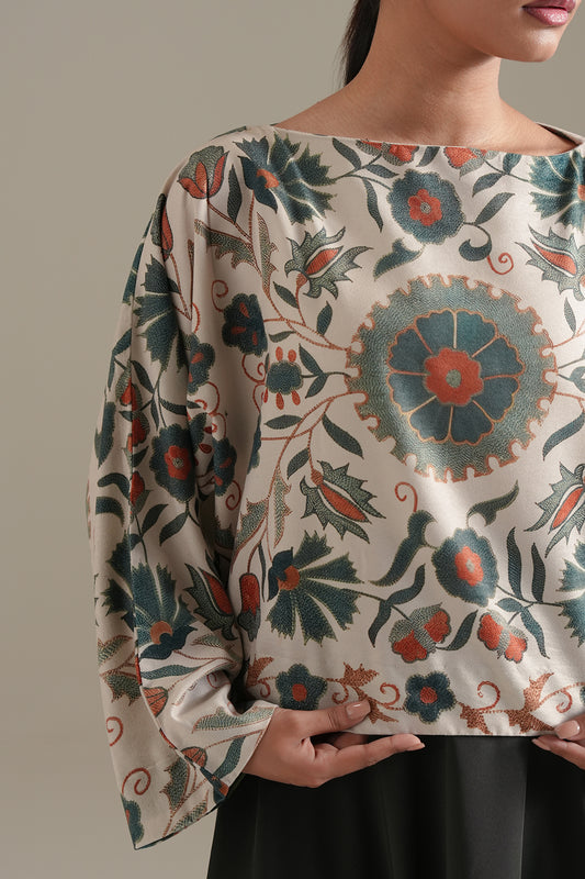 Solene Batwing Top