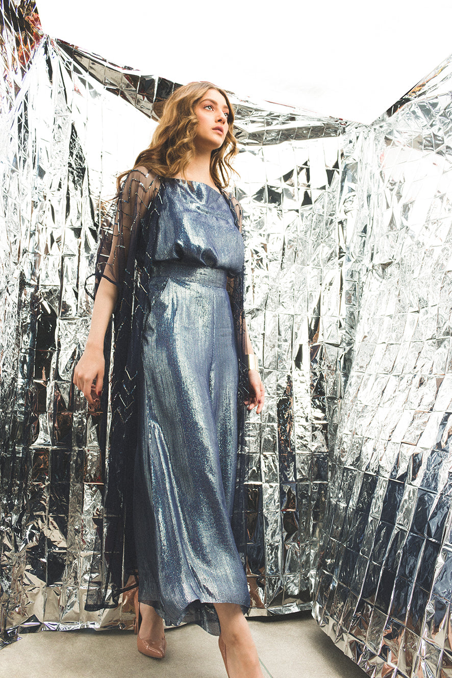 Night Shimmer Cropped Pants