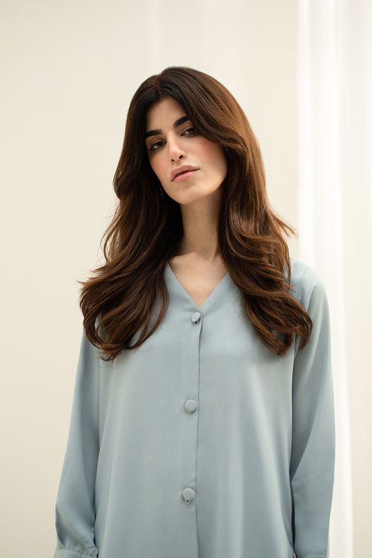 Ice Blue Button Down