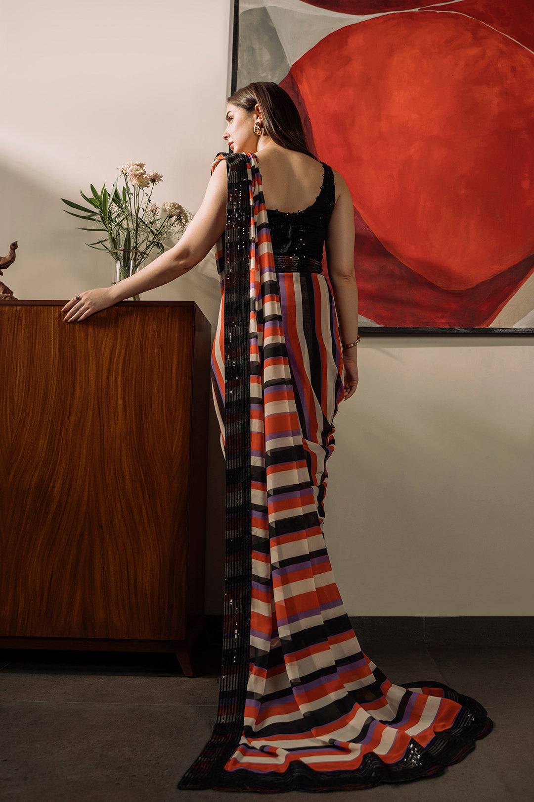 Sohawa Saree (Sleeveless)