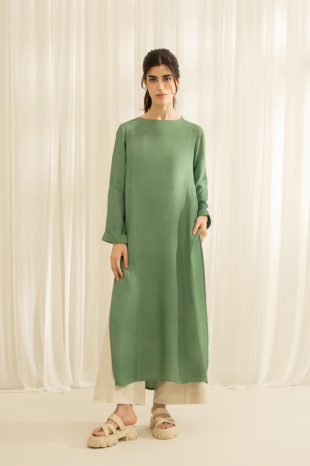 lulusar green dress Maser Long Lulusar