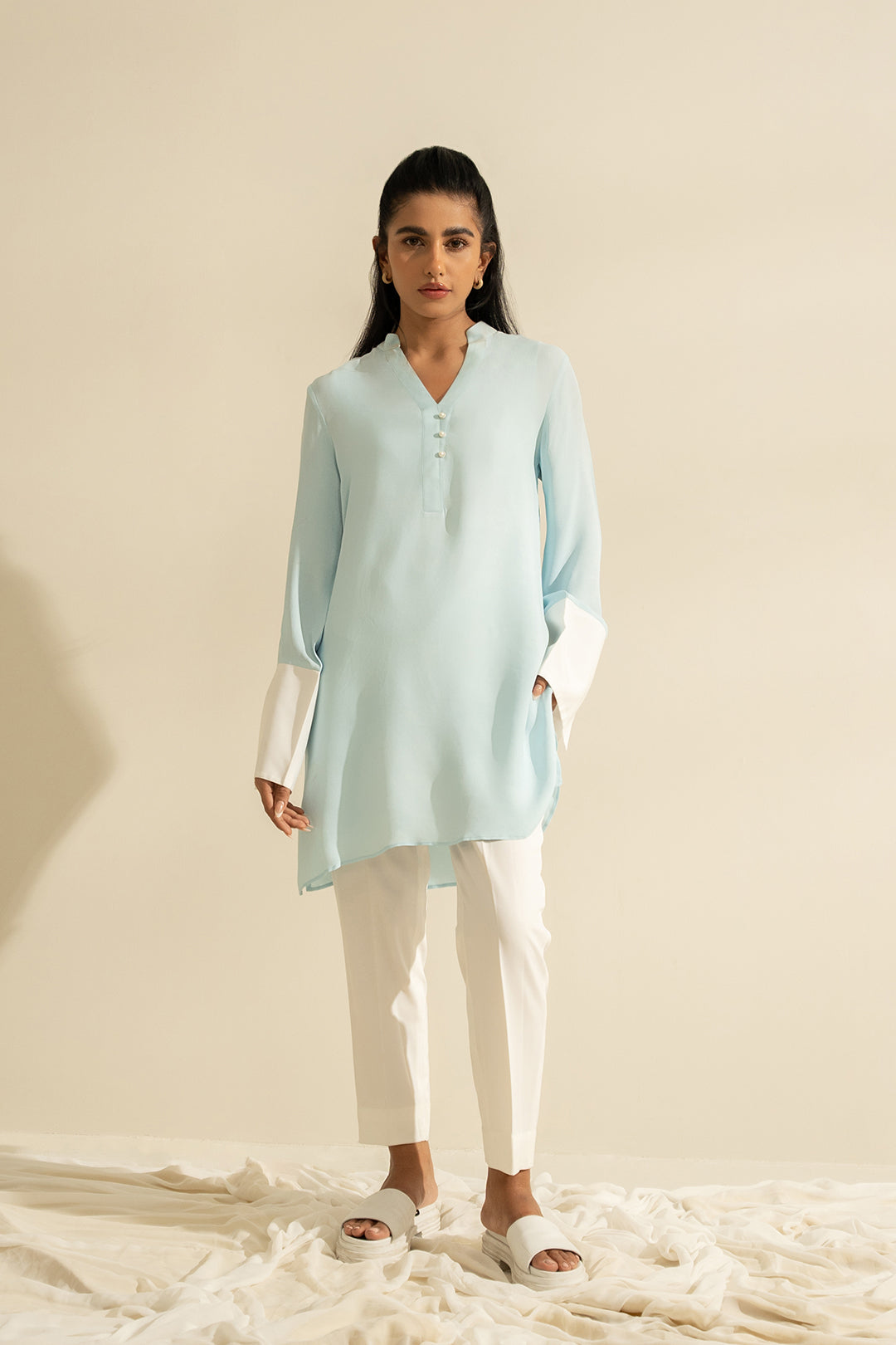 Sky Block Tunic