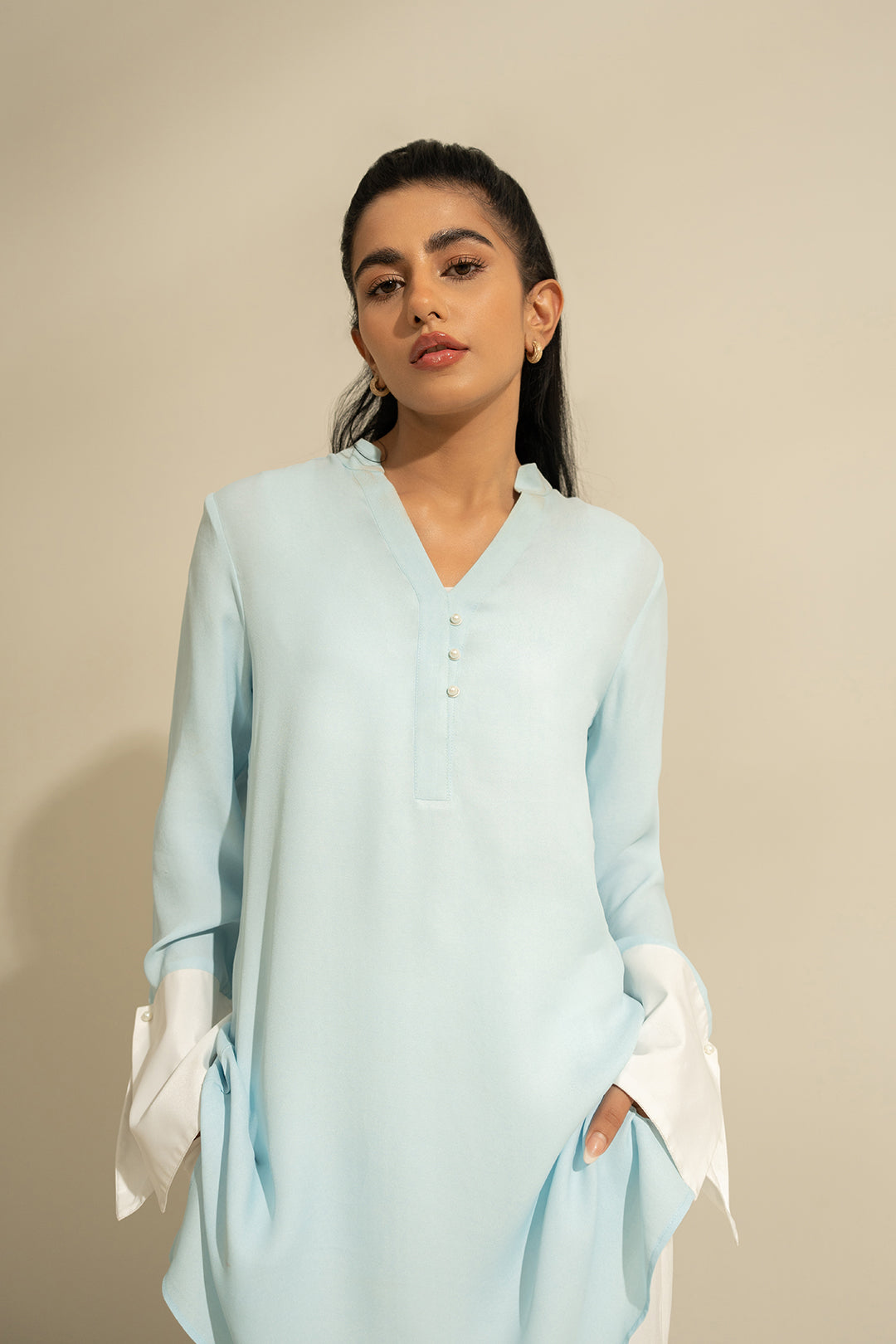 Sky Block Tunic