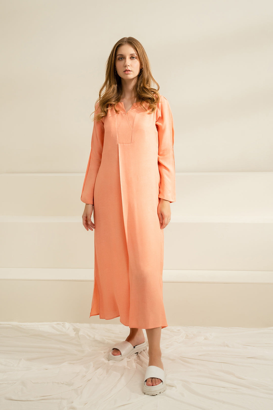 Peach Dress