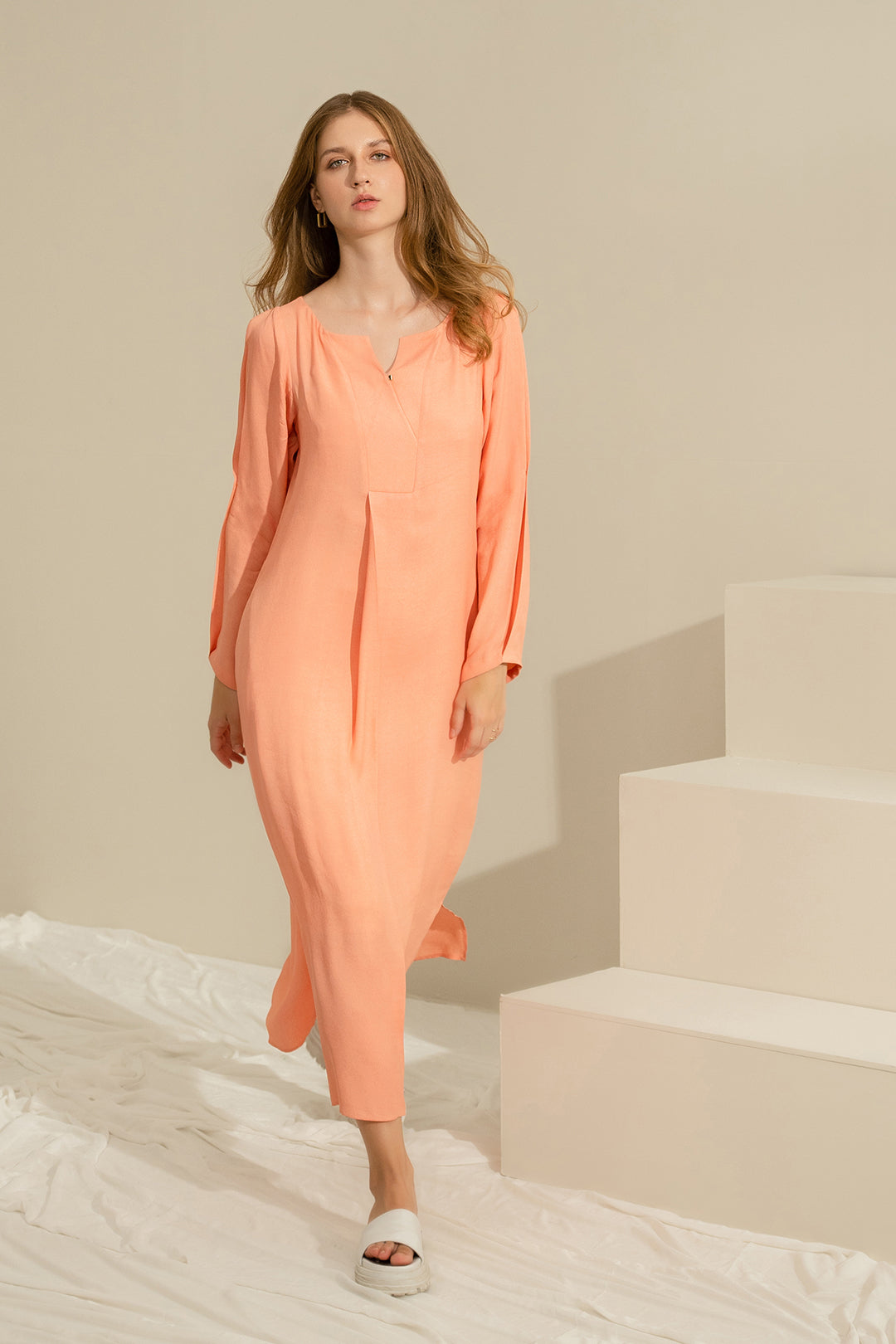 Peach Dress