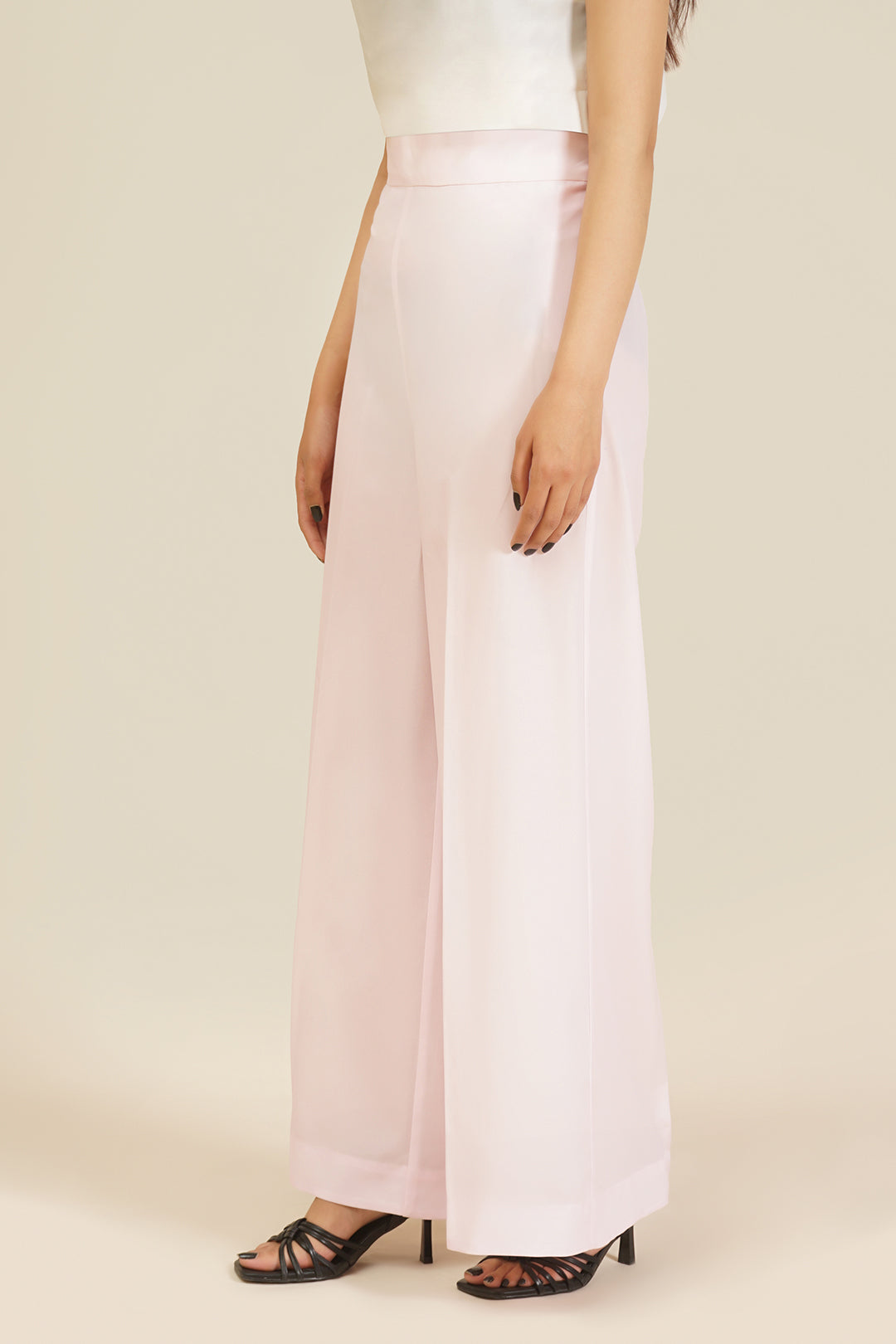 Pink Flared Pants