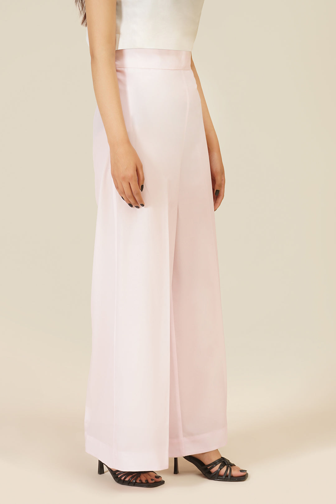 Pink Flared Pants