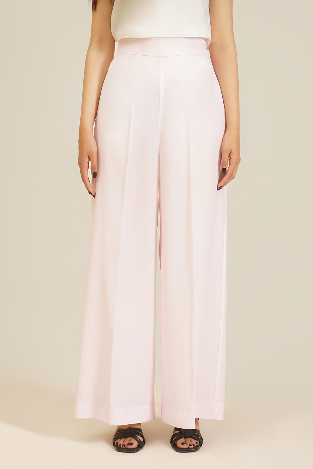 Pink Flared Pants