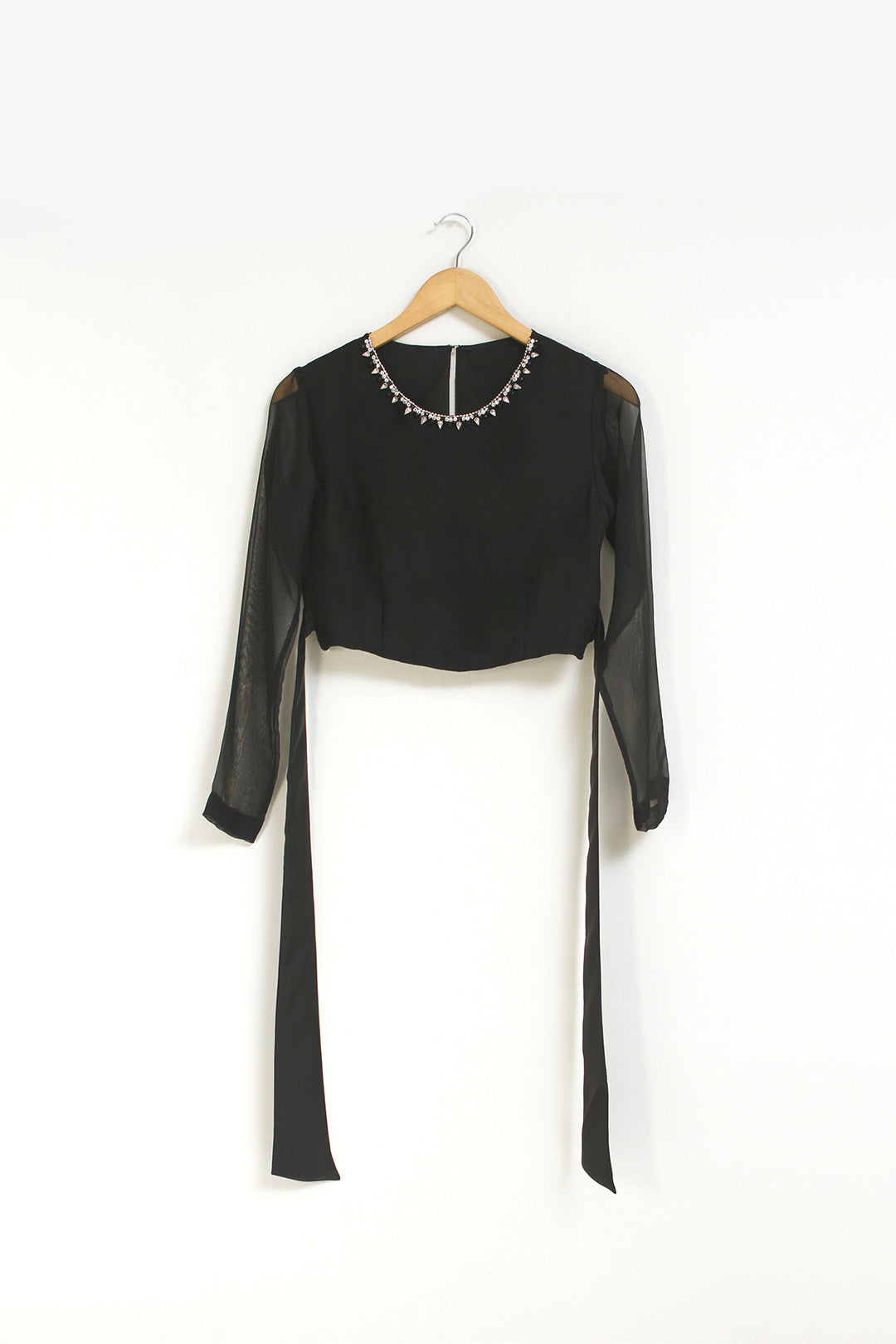 Sohik Saree & Crop Top (Sleeveless)