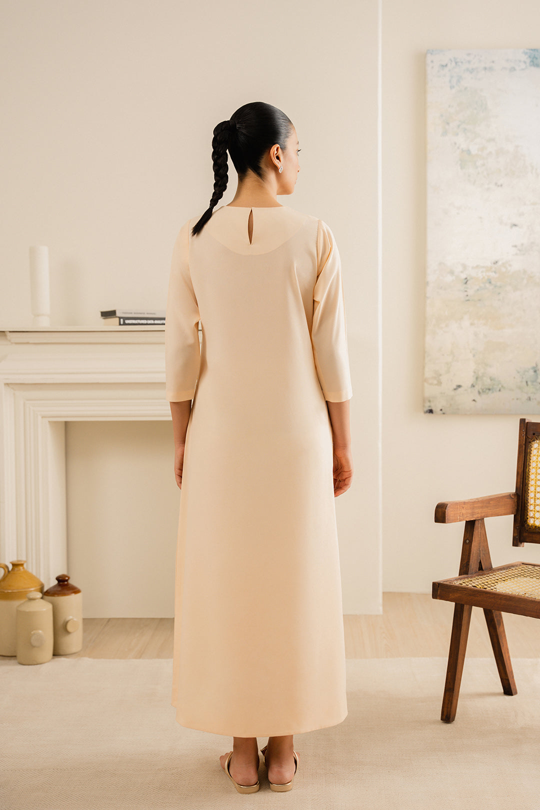 Peach Gleam Dress