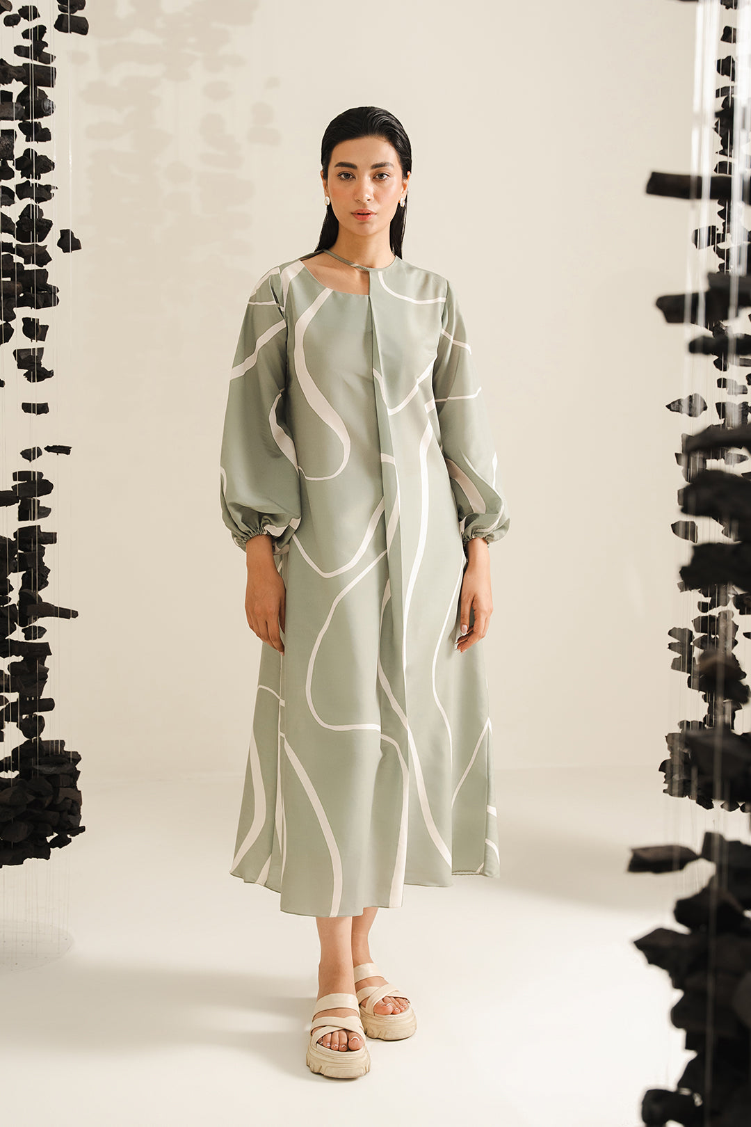lulusar green dress Lulusar | Eid'23 Chapter II Whimsy and wonder, embodied in green silk Launching Tomorrow at 3PM - In stores and online #Eid2023 #stylewithlulusar