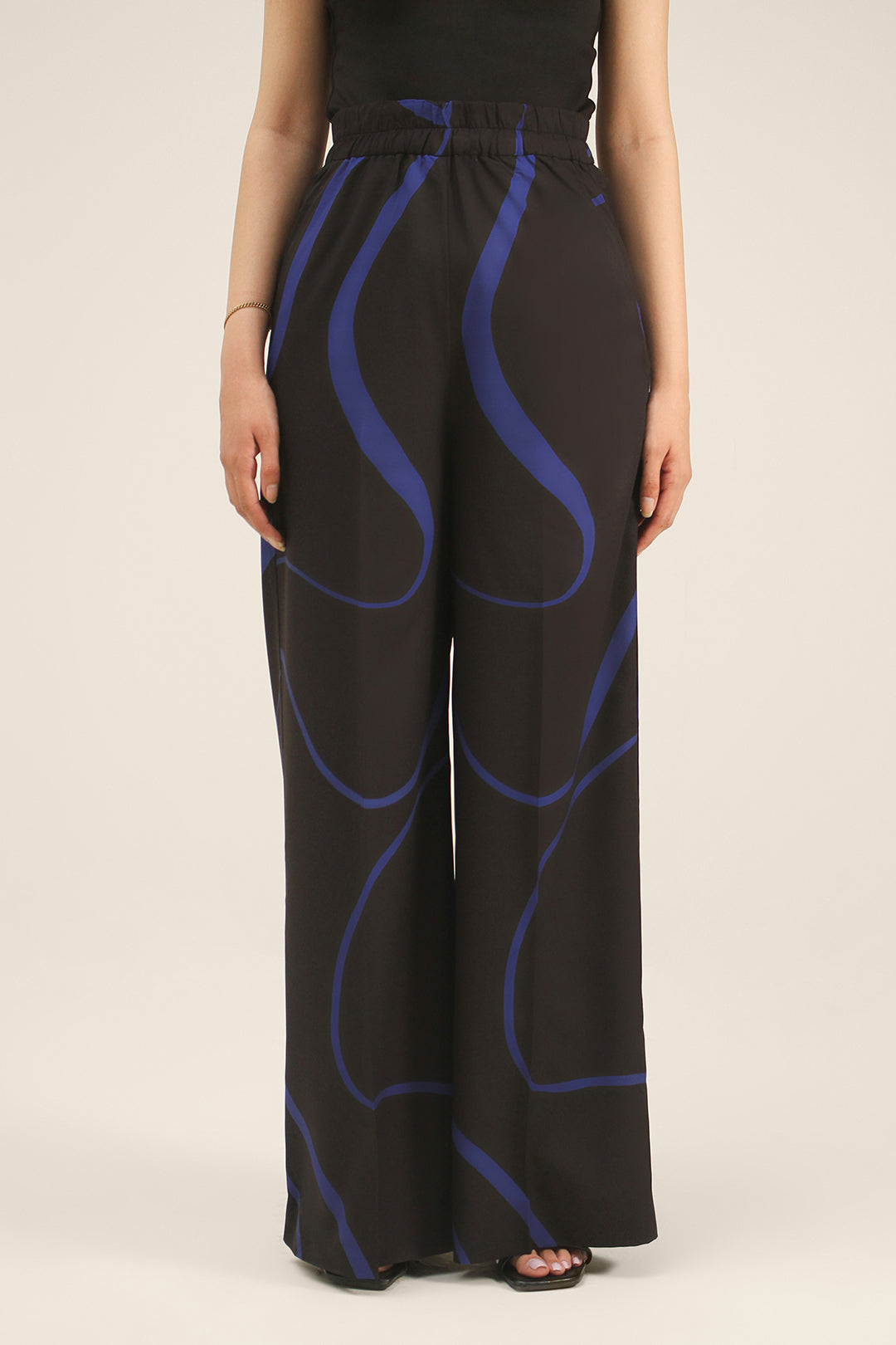 Black Wavy Pants