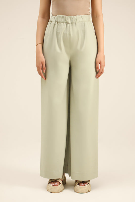 Green Wide Leg Pants