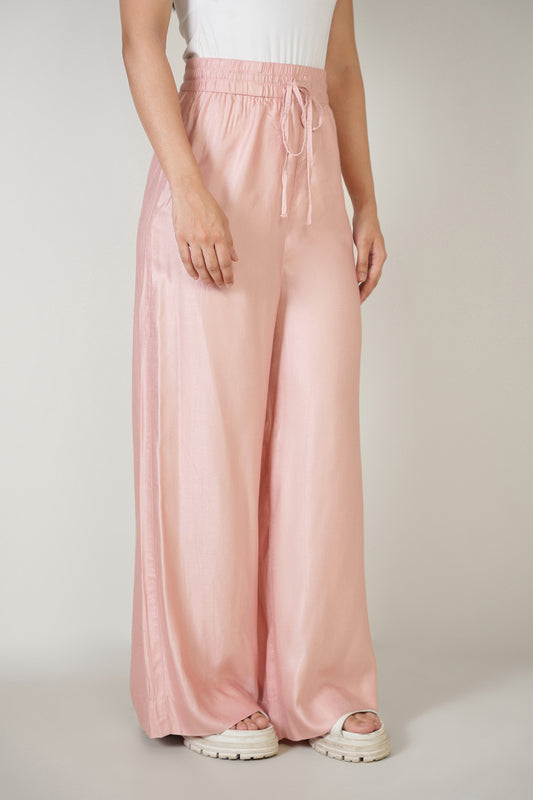 Nude pink Drawstring Pants