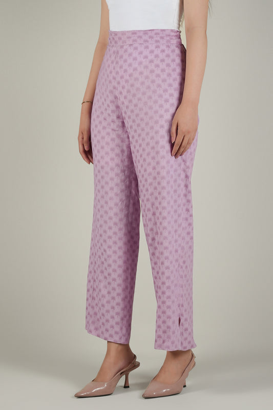 Lilac Wide Leg Pants