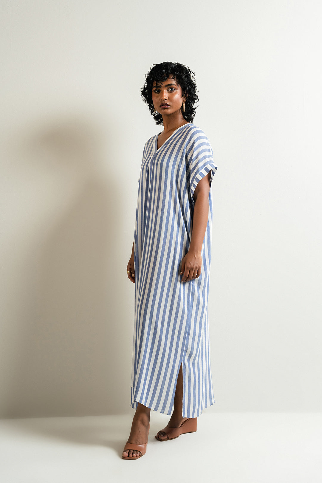 Blue Striped Dress