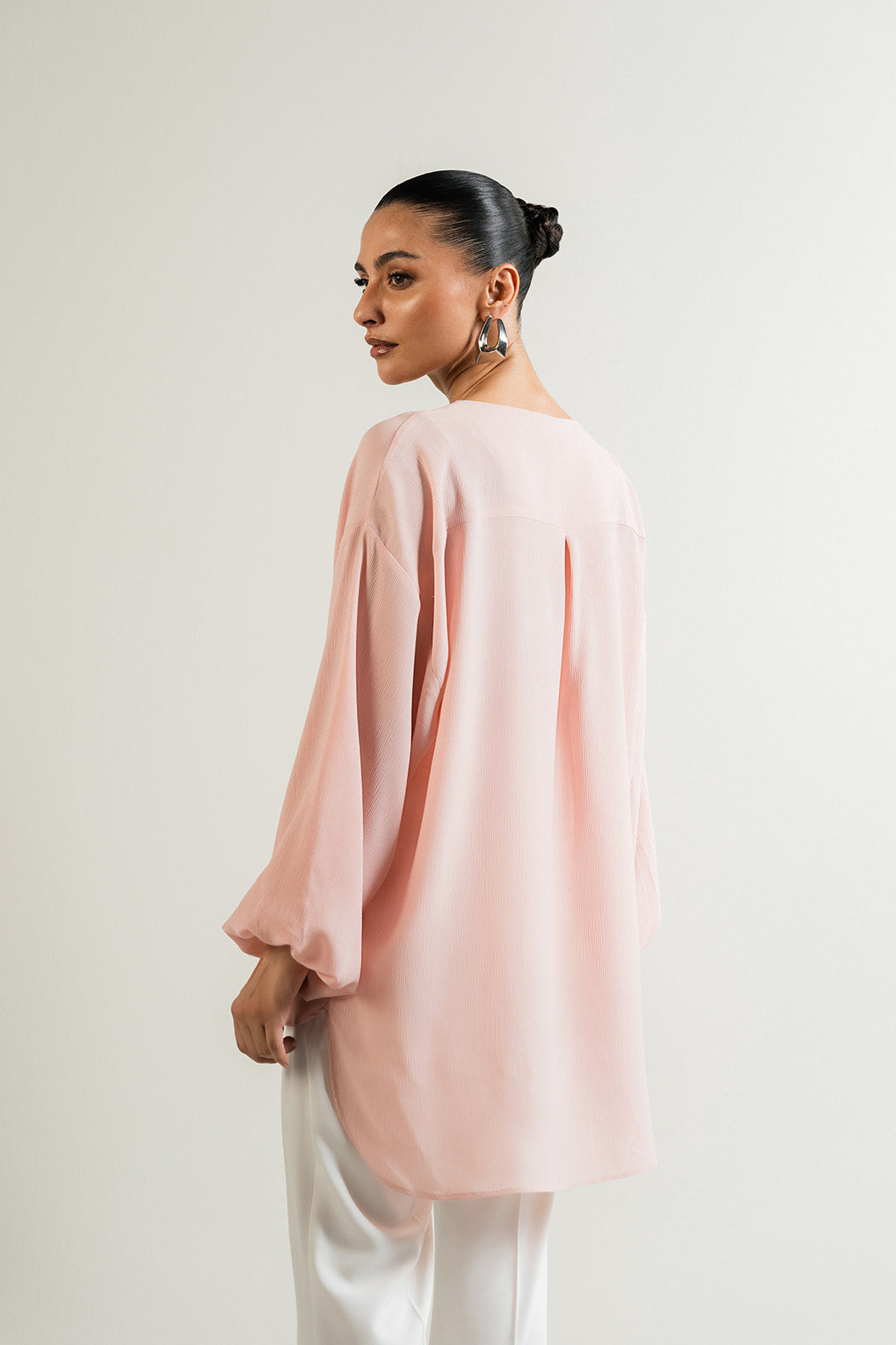Blush Pink Button Down
