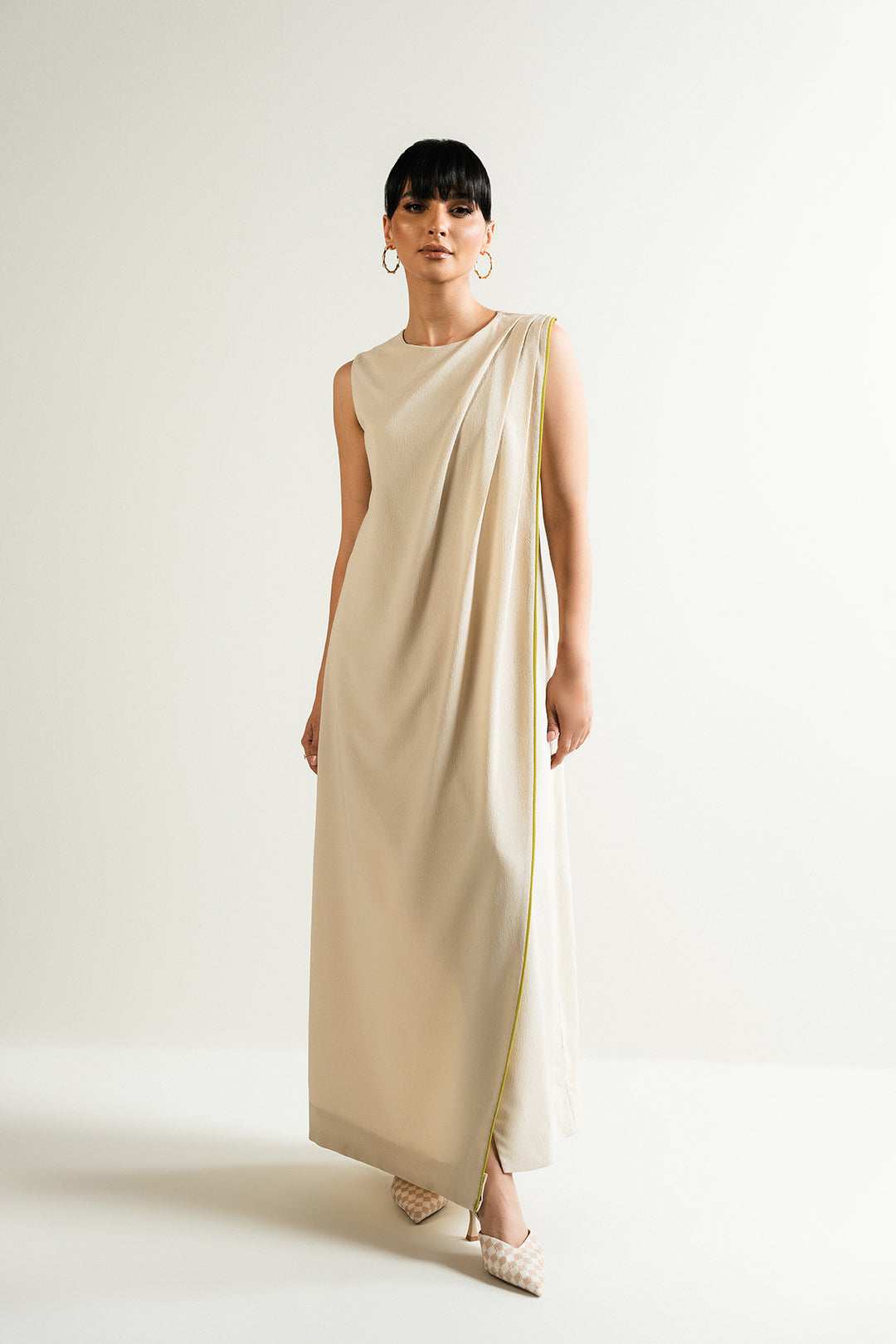 Ivory Pleated Dress – Lulusar