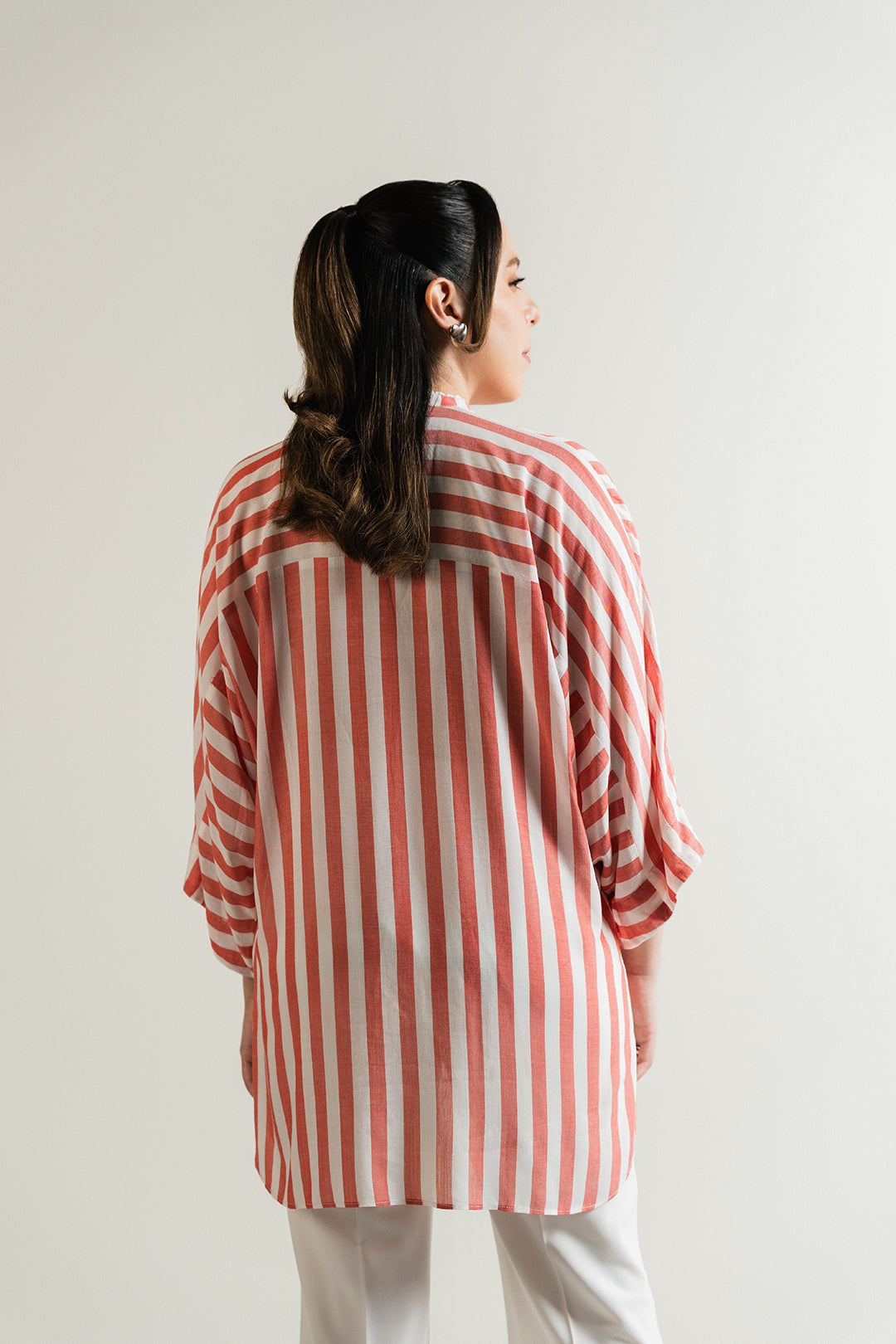 Striped Batwing Top