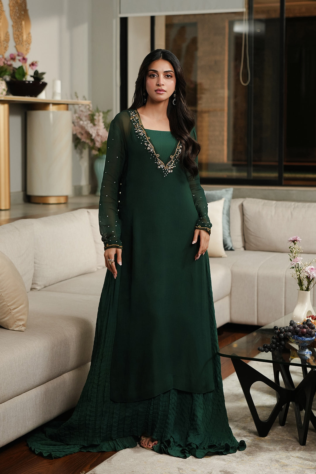lulusar green dress Liora – linen dresses