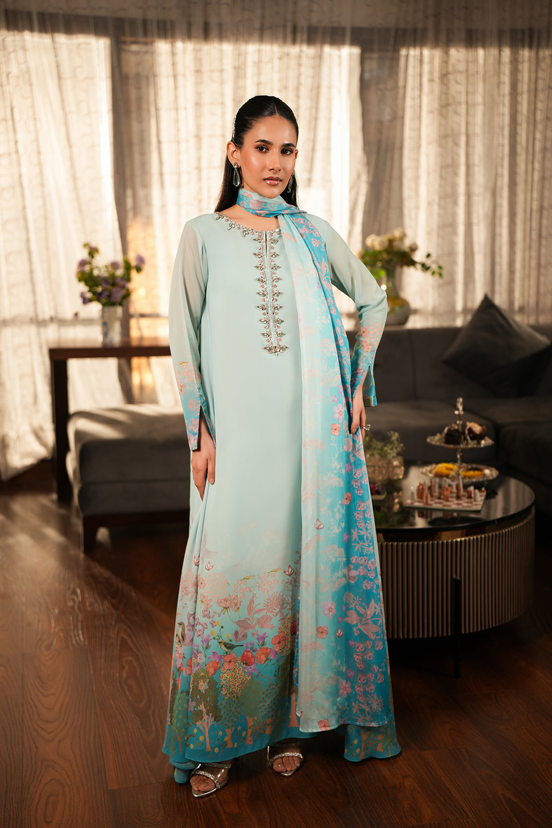 designer lulusar dresses Sanora Shrug and Pleated Dress Lulusar