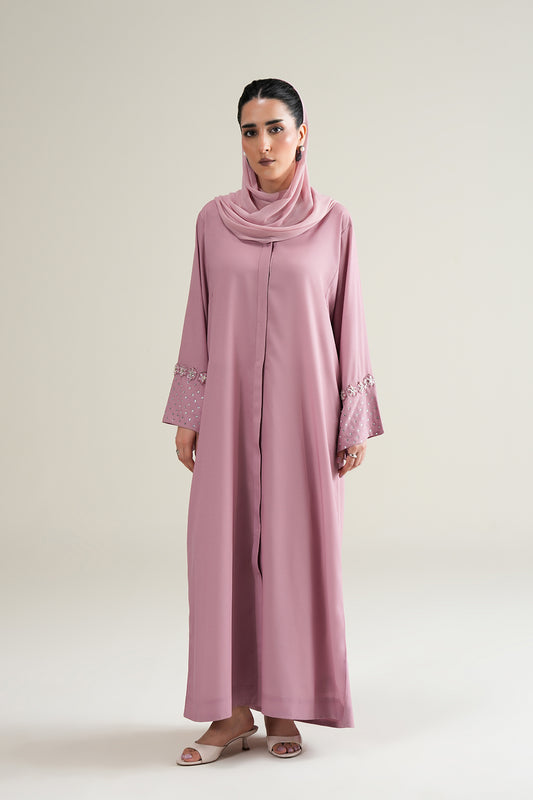 Crystal Blush Abaya