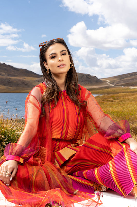 Kialin Shrug (With Pleated Jumpsuit)