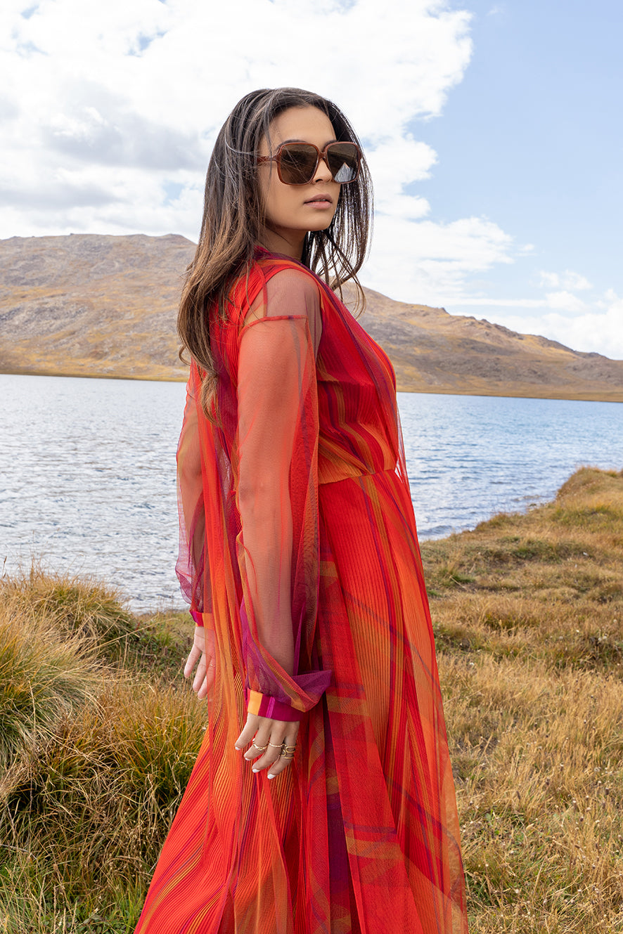 Kialin Shrug (With Pleated Jumpsuit)