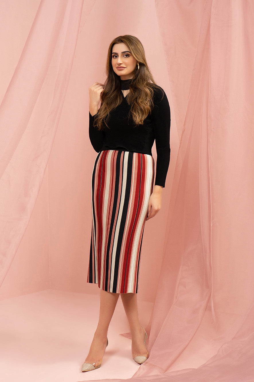 Pleated Cross Top