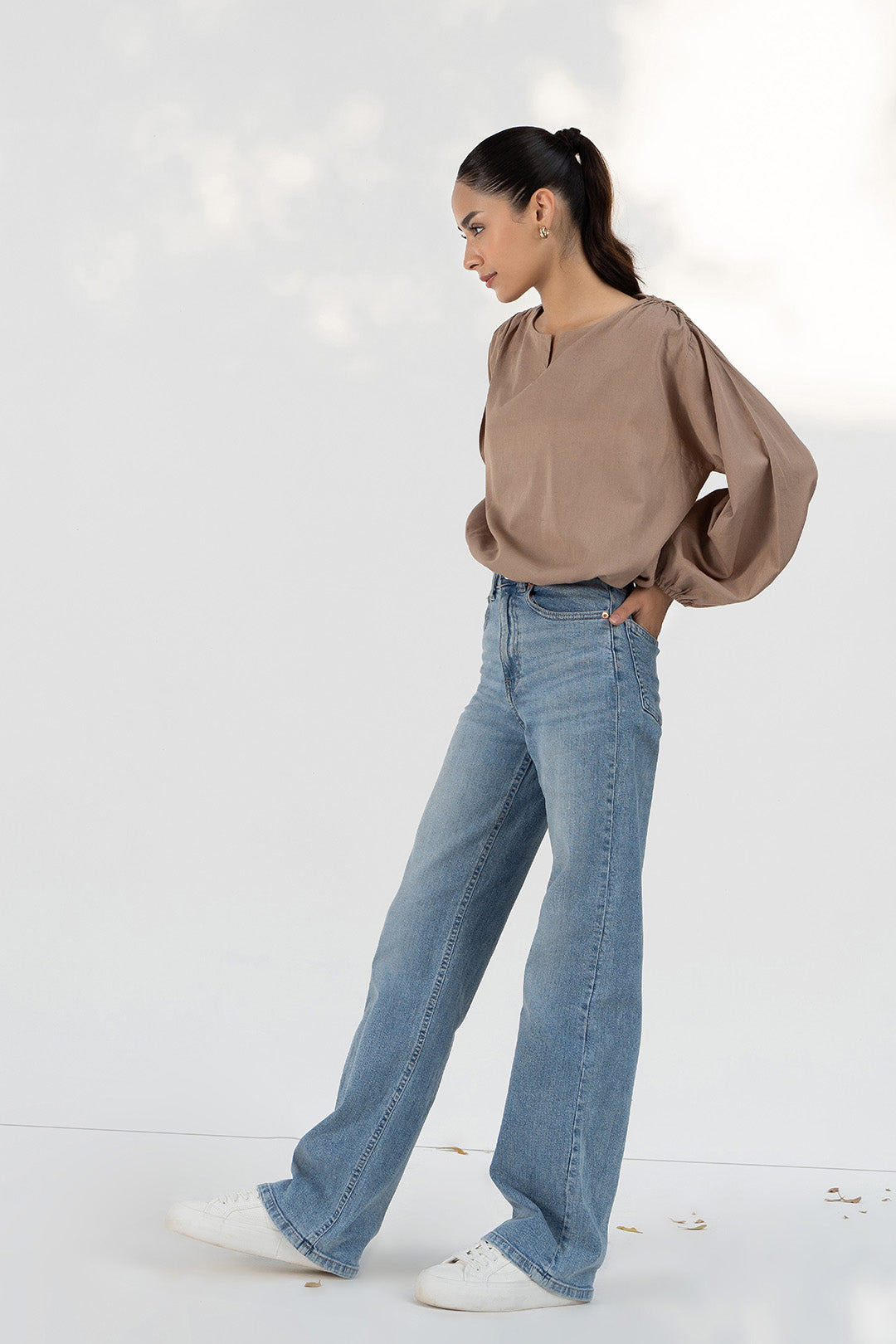 Bubble Hem Top