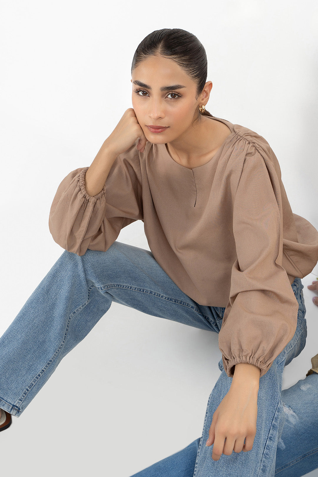 Bubble Hem Top