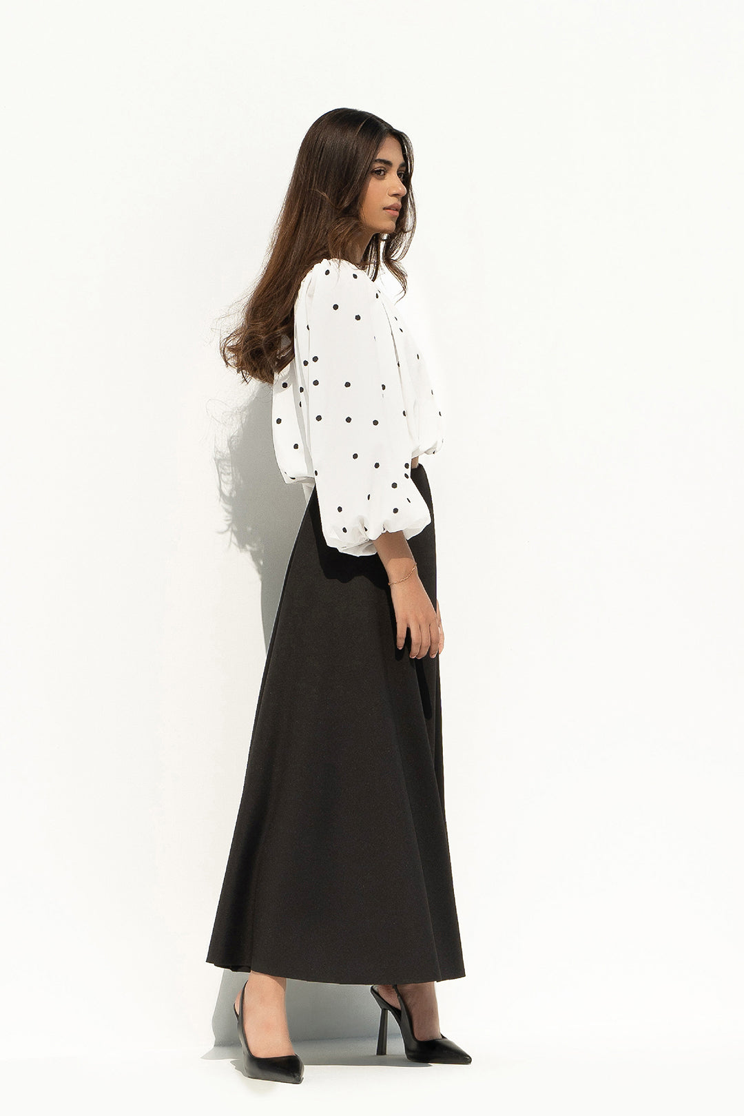 Polka Bubble Top