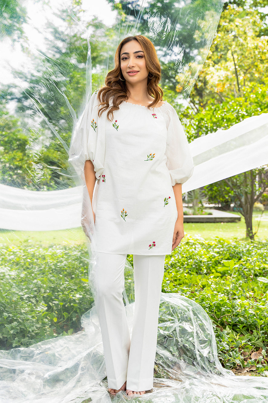 Embroidered In Love Top