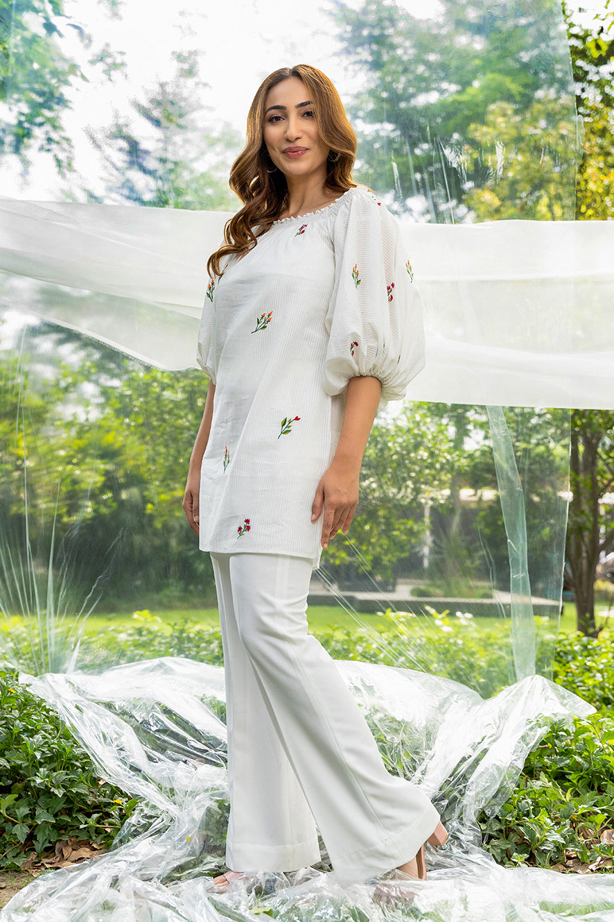 Embroidered In Love Top