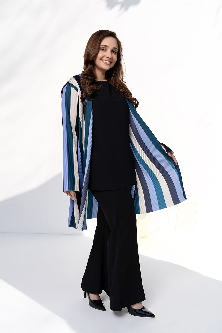 Pleated Skyline Shrug