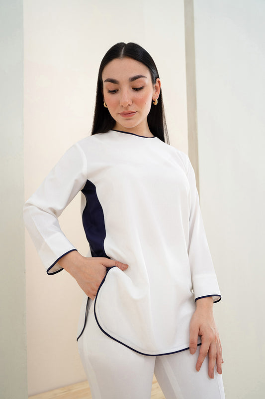 Navy-Panel Top