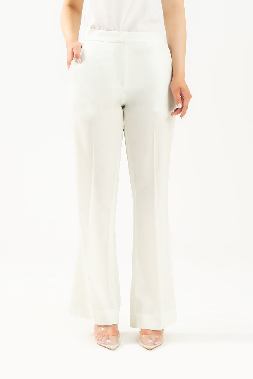 Suan Flexi Waist Pants - Ivory