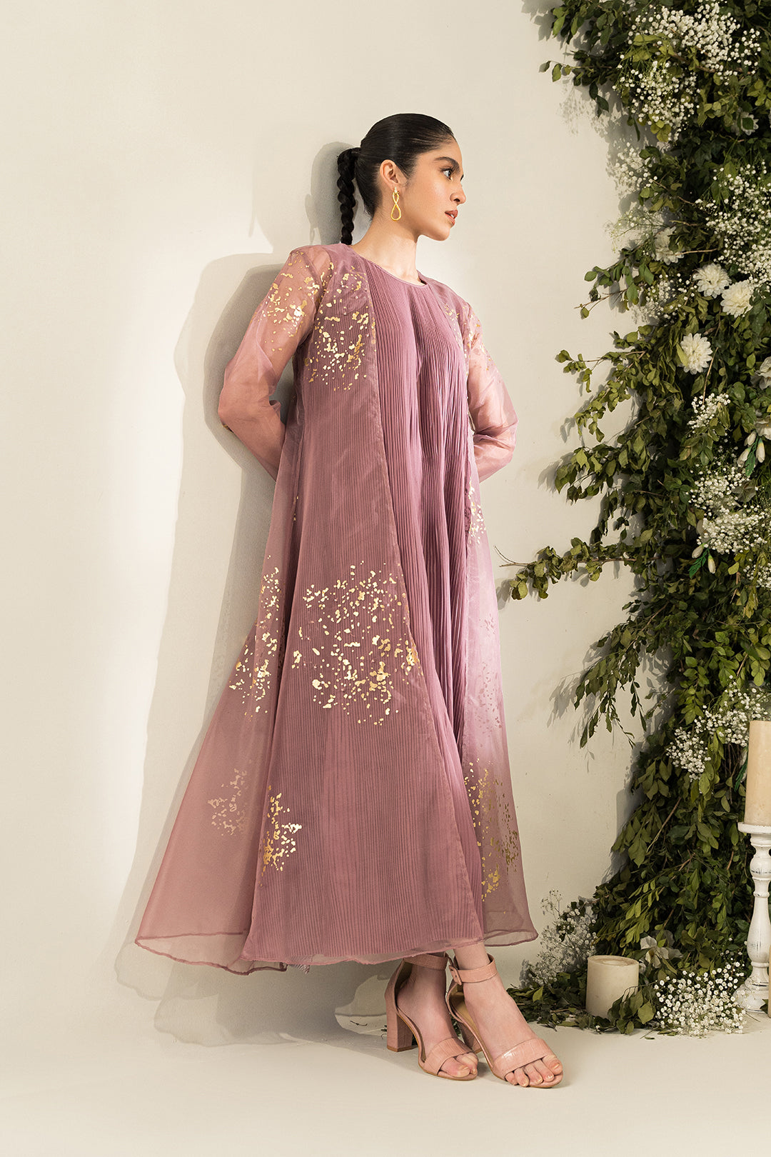 Sanora Shrug and Pleated Dress