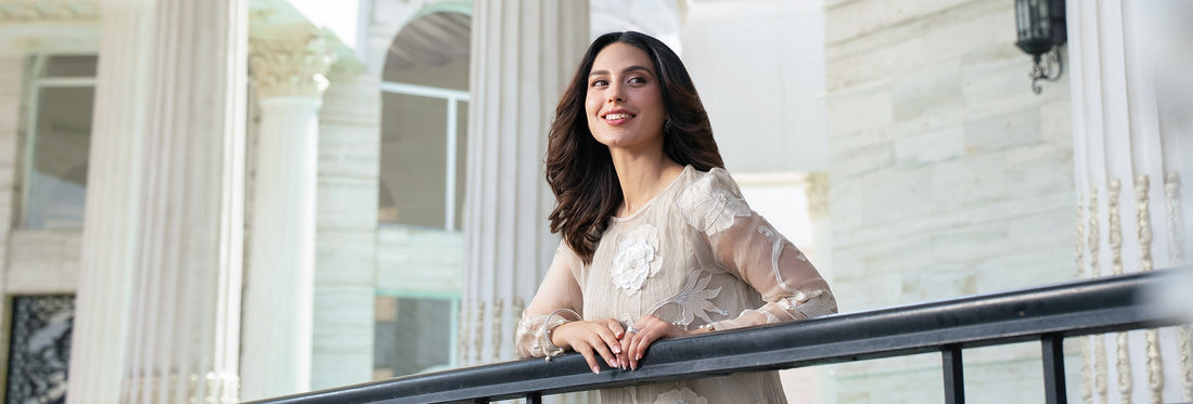 Rich Fabrics, Graceful Drapes & Festive Charm - Eid Collection 26