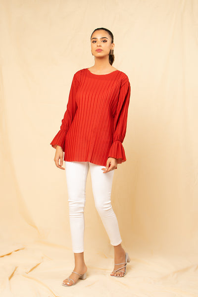 Nopil Pleated Top