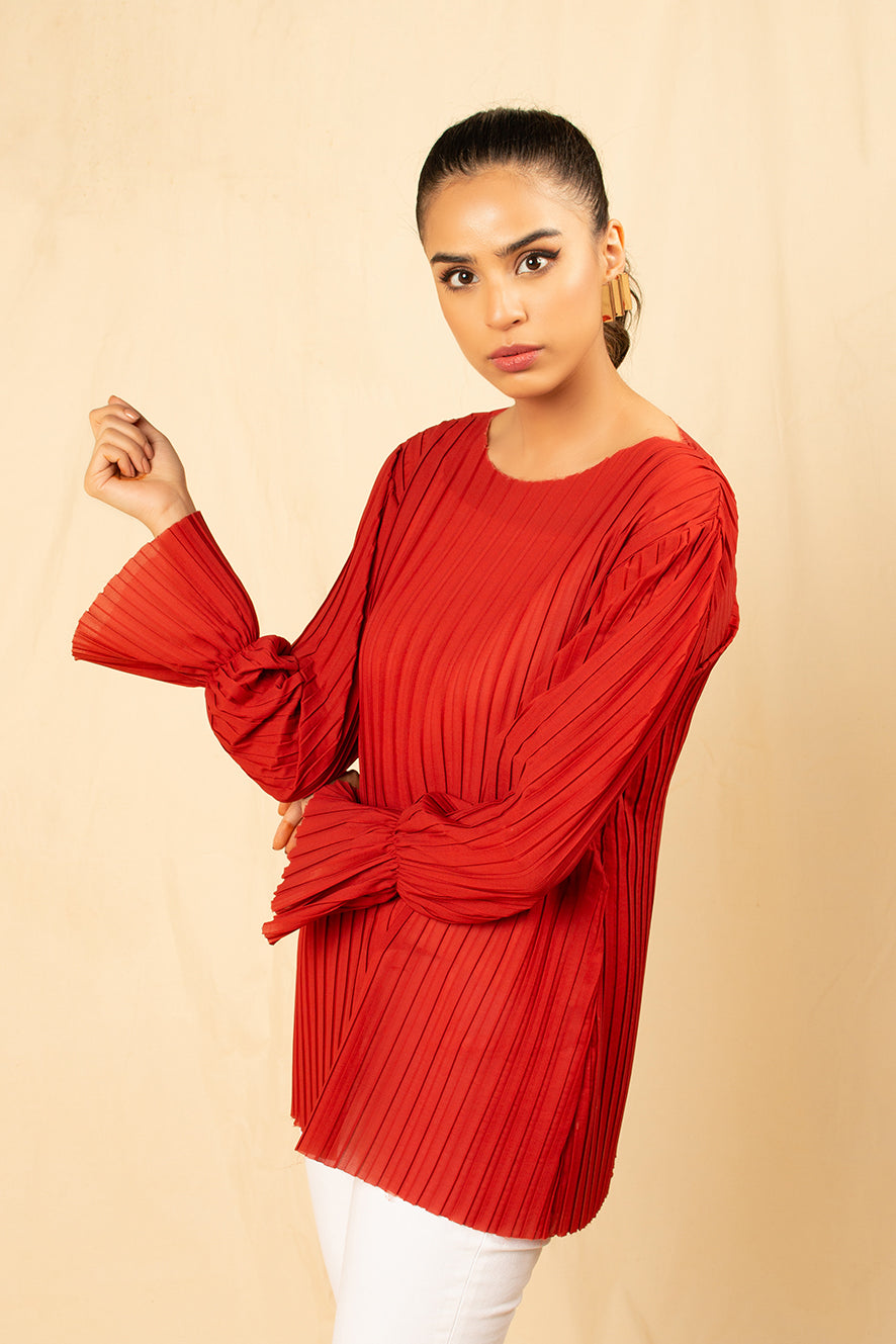 Nopil Pleated Top