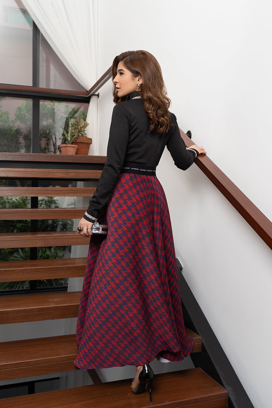 Statement Pleated Skirt