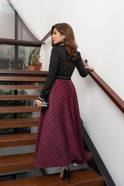 Statement Pleated Skirt