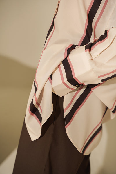 Striped Button-Up Top