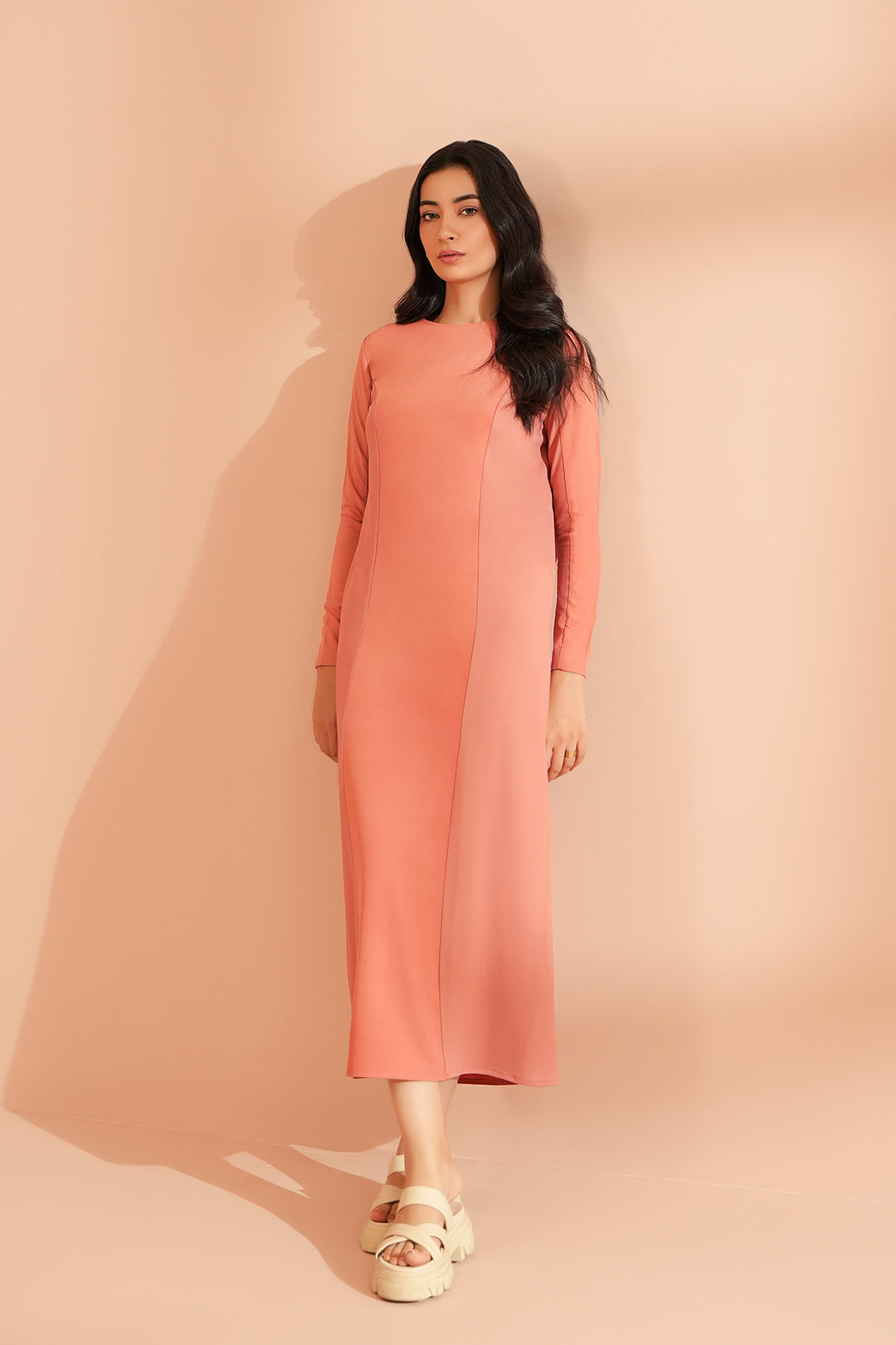 Burnt Coral Dress