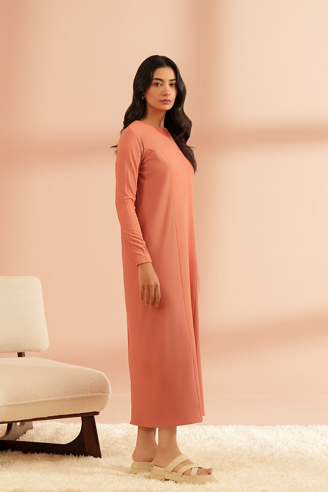 Burnt Coral Dress